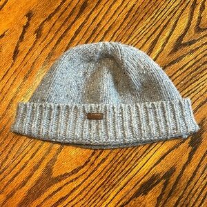 Barbour Winter Hat / Beanie Grey-Blue One Size